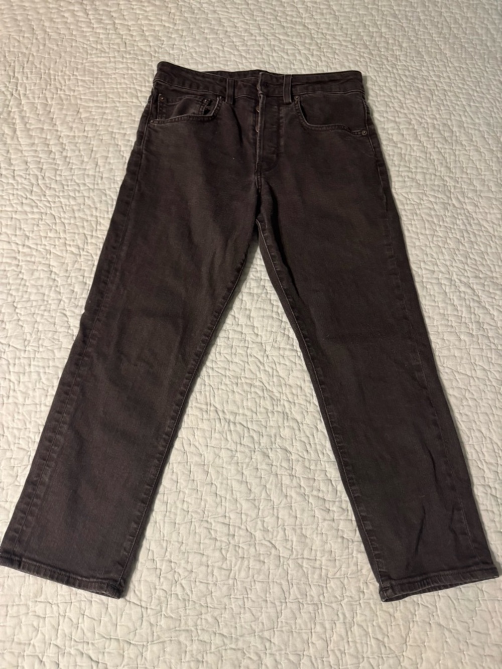 6397 Women's Cropped Jeans in Dark gray - Straight Fit